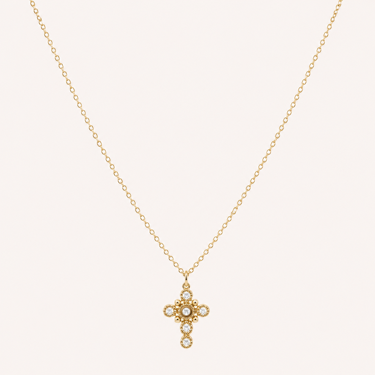 Light Cross Necklace