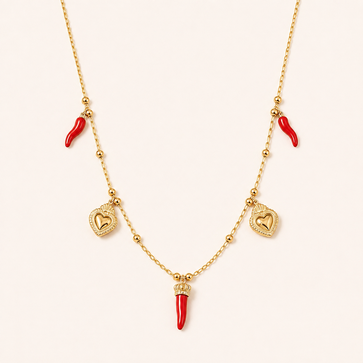 Lucky heart necklaces