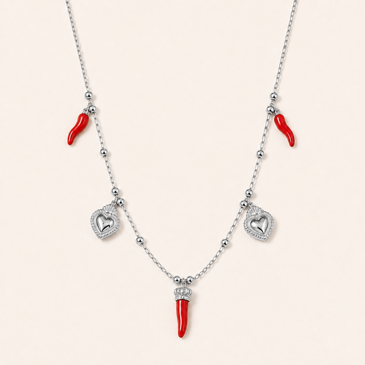 Lucky heart necklaces