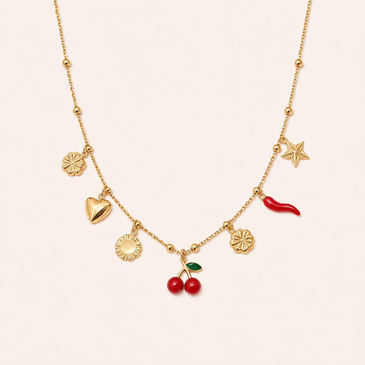 Cherry necklaces
