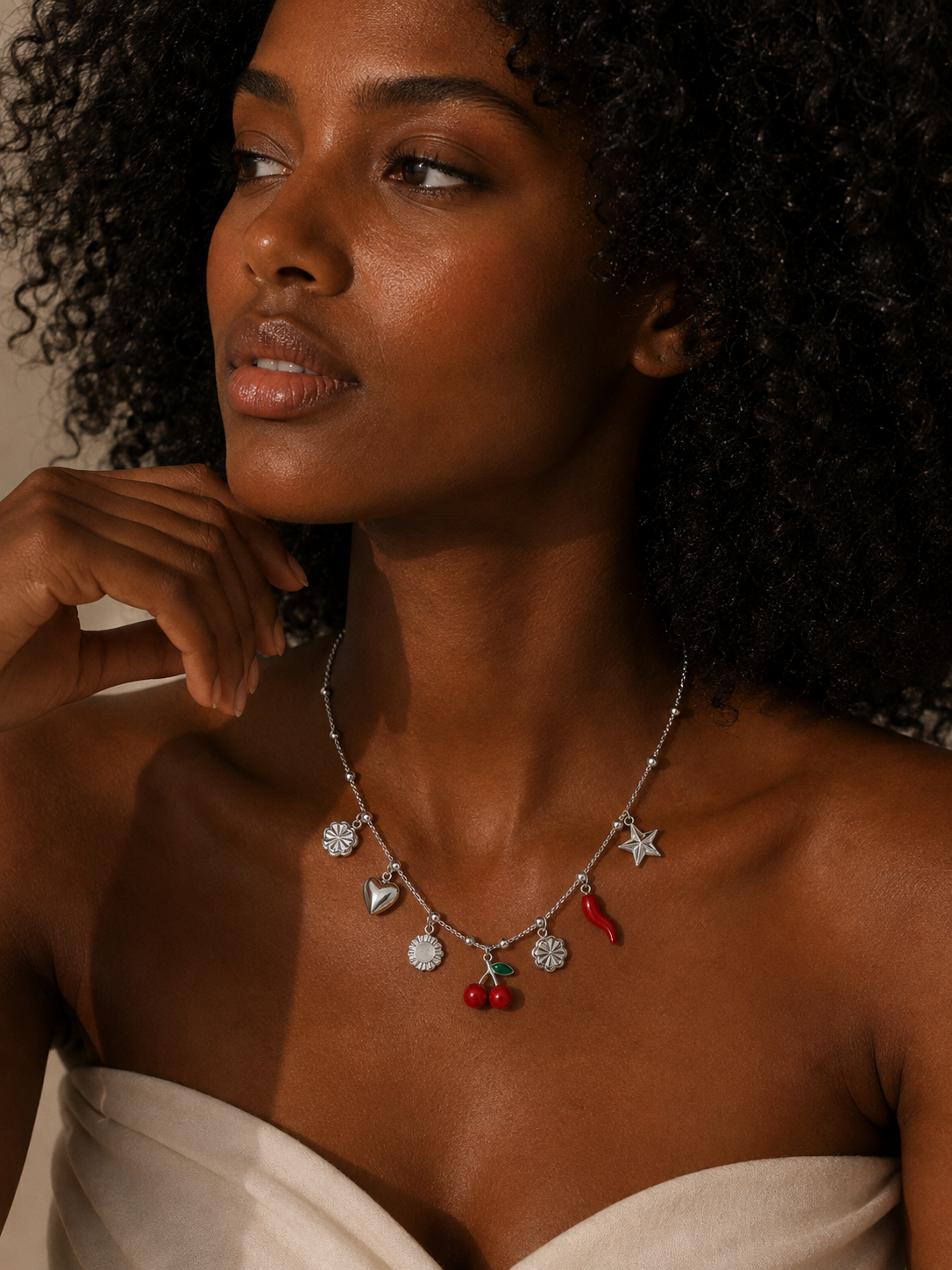 Cherry necklaces