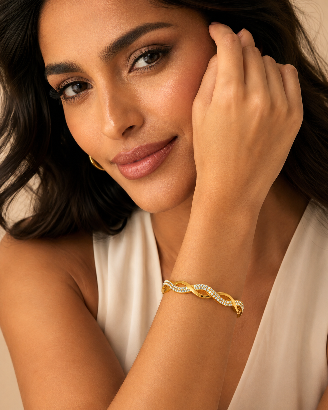 Bracciale rigido Nodo di Luce