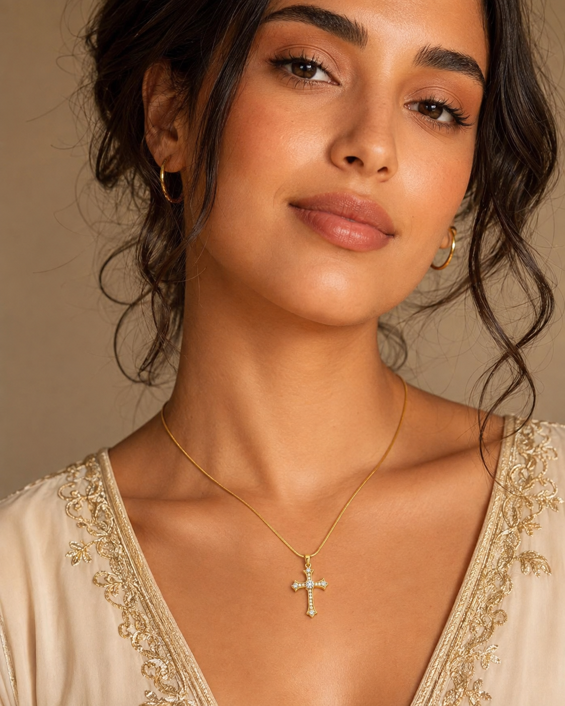 Collana Croce Preziosa