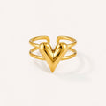 Anello Cuore Dorato