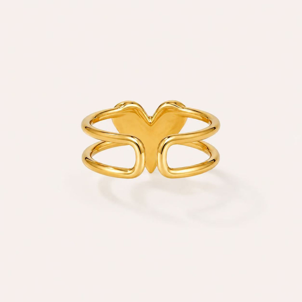 Anello Cuore Dorato