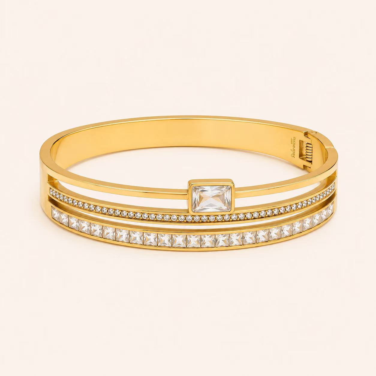 Bracciale rigido Cristallo d’Oro